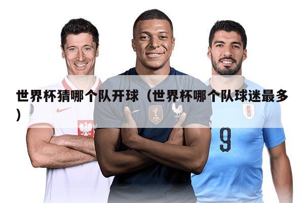 世界杯猜哪个队开球（世界杯哪个队球迷最多）