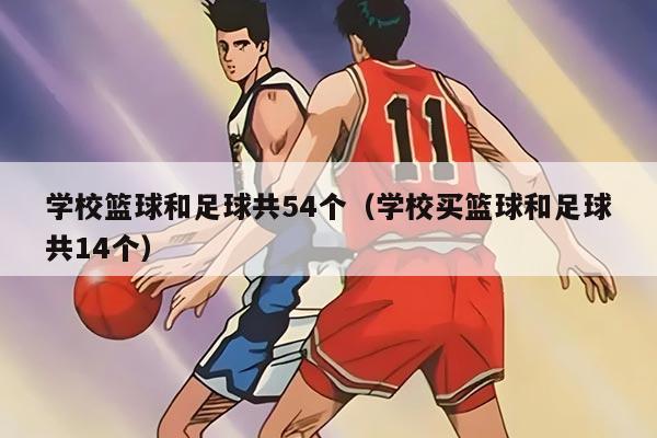 学校篮球和足球共54个(学校买篮球和足球共14个)