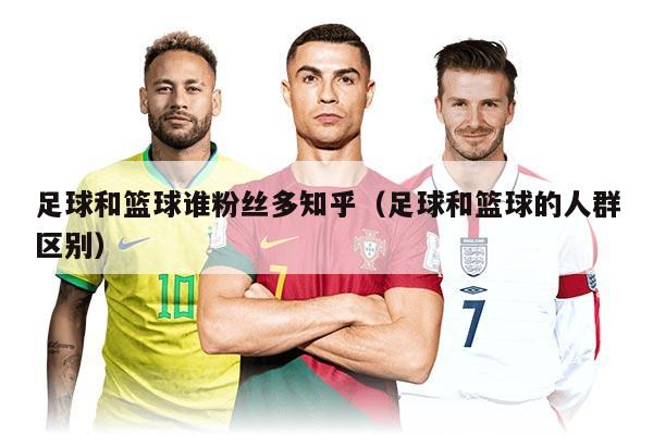 足球和篮球谁粉丝多知乎（足球和篮球的人群区别）